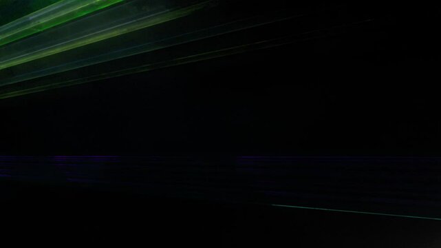 Lasershow with Multiple Laser Beams in High Quality 4K Video