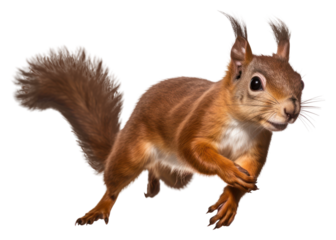 PNG Squirrel running animal mammal rodent.