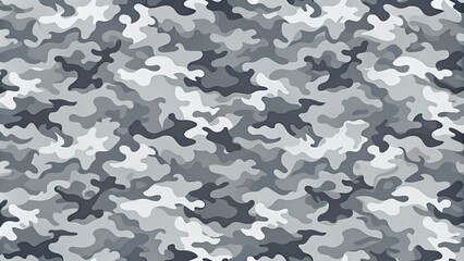 Subtle shades of gray camo pattern for seamless background