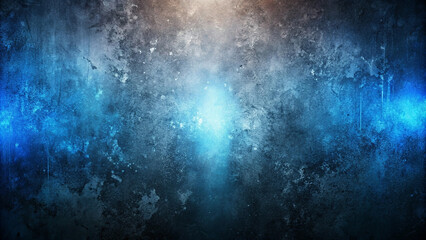 Obraz premium dramatic scene with a textured wall bathed in contrasting red, white, and blue spotlights, creating a striking visual impact.