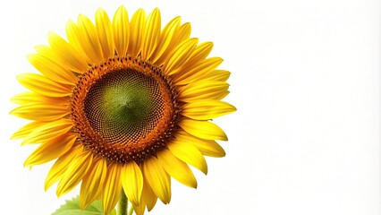 Fototapeta premium Sunflower flower isolated on white background