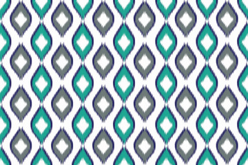seamless patternIkat embroidery ethnic oriental pattern traditional.Aztec geometric art ornament print.Design for carpet, cover.wallpaper, wrapping, fabric, clothing
