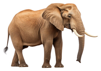 Obraz premium PNG African elephant wildlife animal mammal.