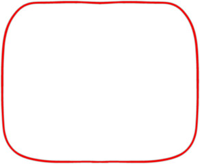 red button with a border