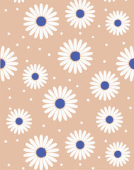 Big flowers pattern, upscale floral pattern. graphical textures floral, trendy colors pattern , flowers background with leaves. vector illustration,tropical,monochrome, abstract print