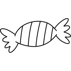 Collection of Halloween elements, ghost, skull, coffin. Doodle Halloween icon vector set. Happy Halloween day element background vector. 