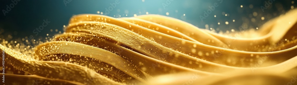 Aufkleber abstract gold fabric with sparkle.