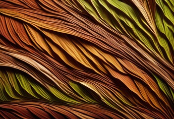 Fototapeta premium stunning macro showcasing vibrant grain patterns textures from rich tapestry, wood, surface, color, organic, design, material, aesthetic, background
