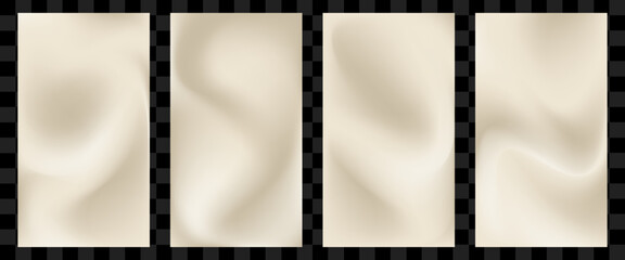 Set of gradient nude backgrounds. Classic simple texture for banner, flyer, presentation. Vector illustration.