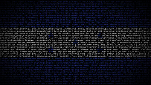 Binary code on flag of Honduras. Program source code or Hacker concept on Honduran flag. Honduras digital technology security, hacking or programming