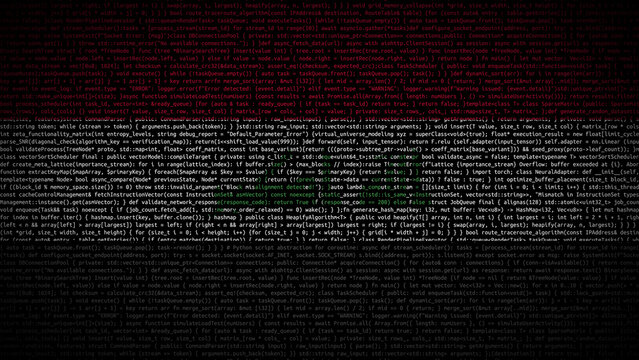 Binary code on flag of Iraq. Program source code or Hacker concept on Iraqi flag. Iraq digital technology security, hacking or programming - Powered by Adobe