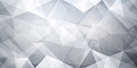 Abstract Geometric Pattern with Intersecting Lines and Gradients in Shades of Gray