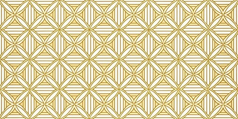 Geometric Pattern With Interlocking Shapes, Creating a Lattice Effect