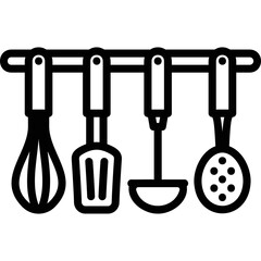 
Simple vector icon kitchenware
