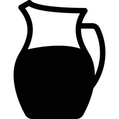 Simple vector icon decanter