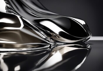 detailed close shots capturing reflective chrome surfaces showcasing shimmering light texture variations, reflection, metal, shine, gloss, illumination