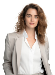 PNG Woman wearing blazer portrait fashion jacket.