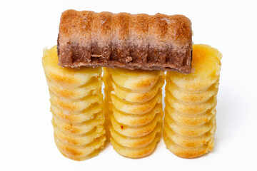 Bone of Saint, typical Spanish dessert on All Saints' Day, in some countries Halloween