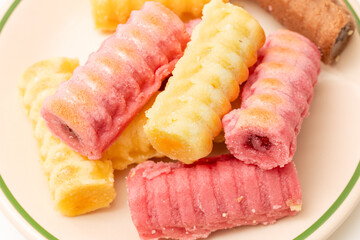Bone of Saint, typical Spanish dessert on All Saints' Day, in some countries Halloween