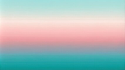 Soft pink and pale teal gradient background with a vertical panoramic view