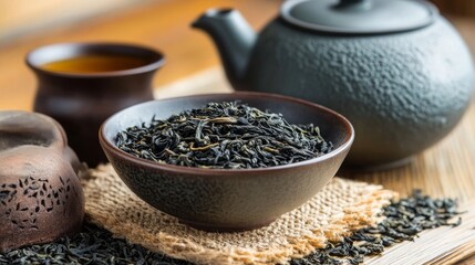 Tea bowl and teapot