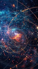 Mathematics Wonderland. Intricate and detailed mathematics wallpaper