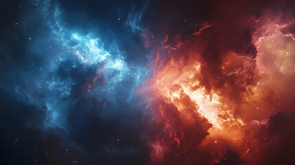 Obraz premium explosion of space