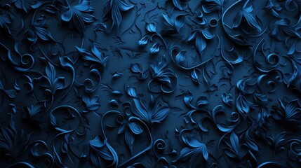 Elegance and Sophistication. Blue High Detail Wallpaper 273 Concept