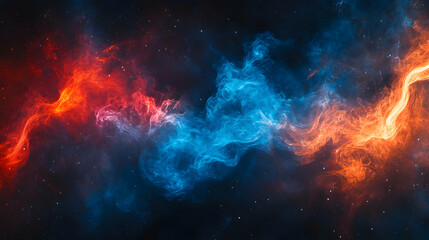 Fototapeta premium fire in the dark
