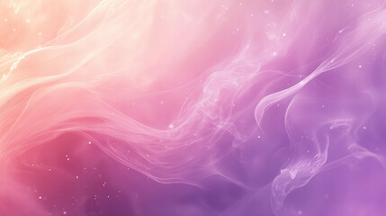 Swirling Pastel Waves with Cosmic Glow in Purple and Pink Tones