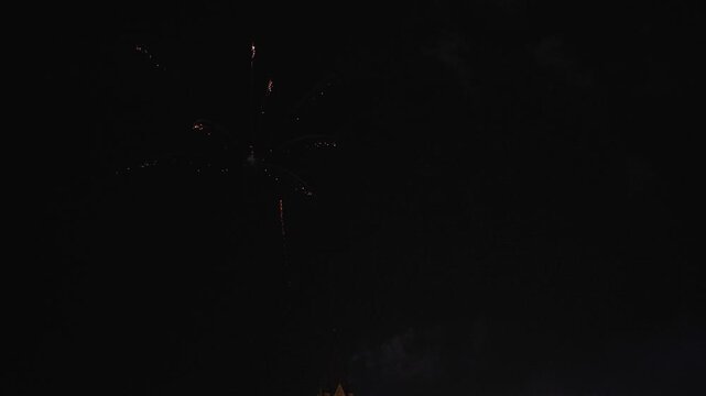 4k firework for new years eve background