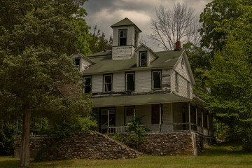 Abandoned house in the Delaware Water Gap National Recreation Area
