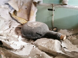 Old dusty Flask