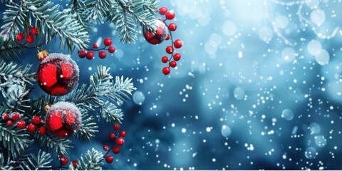 Festive Christmas Wallpaper. Detailed Holiday Spirit