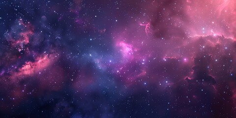 Celestial Symphony. Cosmic galaxy wallpaper detailed in high resolution