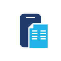 document app colored icon vector design good for web or mobile app