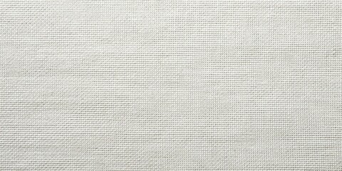 A Close-Up Texture Shot of a Plain White Woven Fabric with a Uniform Grid Pattern