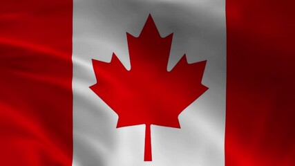 canadian flag waving