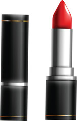 lipstick isolated on white