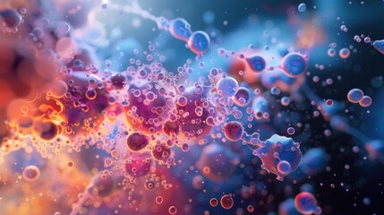 Cellular Transport. Illustration of Facilitated Diffusion and Active Transport Mechanisms in High Detail