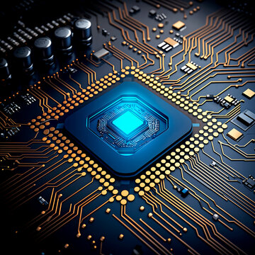 Computer circuit board chip