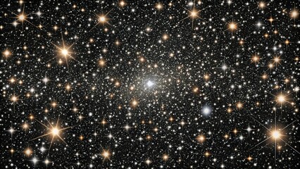 Naklejka premium Starry night sky background with white speckles