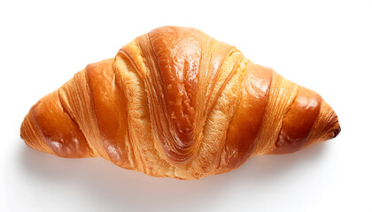 Croissant isolated on a white background