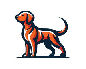 Dog logo design icon vector illustration