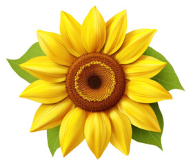 Obraz premium PNG Sunflower plant inflorescence asterales.