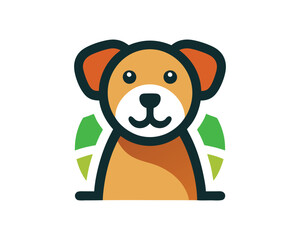 Dog logo design icon vector illustration