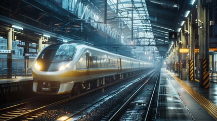 Obraz premium Cityscape Movement. Urban transportation concept