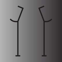 CrutchesIcon Design