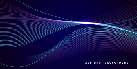 abstract colorful wavy line decoration geometric background. eps10 vector