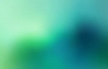An abstract design with blurred lines and a gradient of blue, teal, and white.